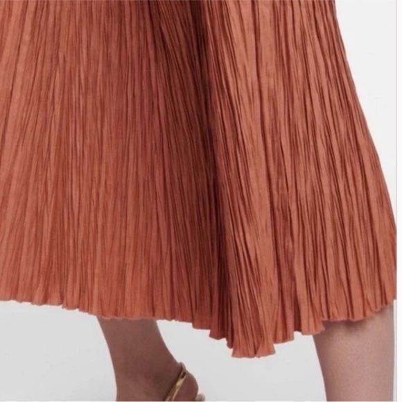 NWT Ulla Johnson Chestnut Cotton blend Virginia Dress 12 - Picture 7 of 16